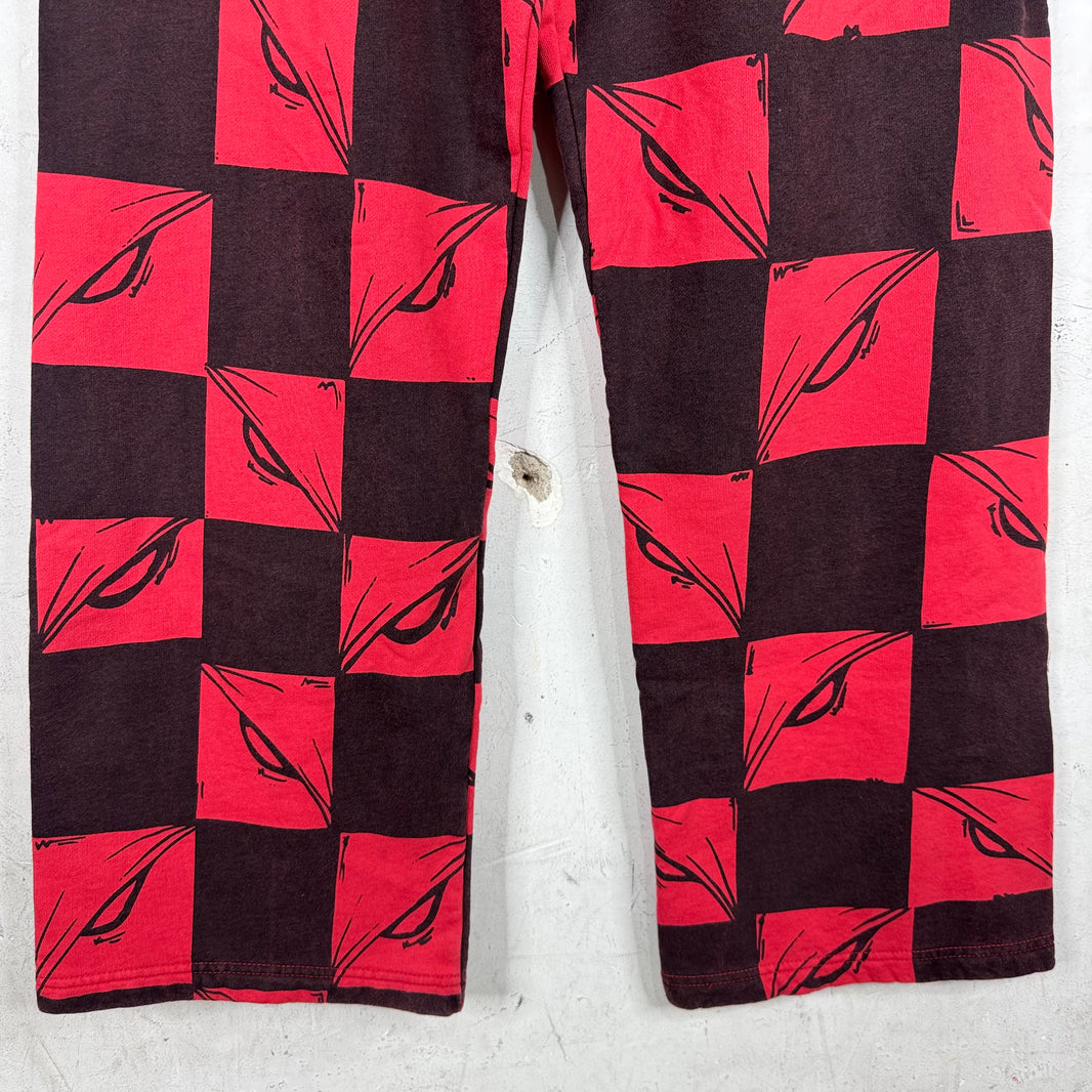 Matty Boy Red 99 Eyes Sweatpants