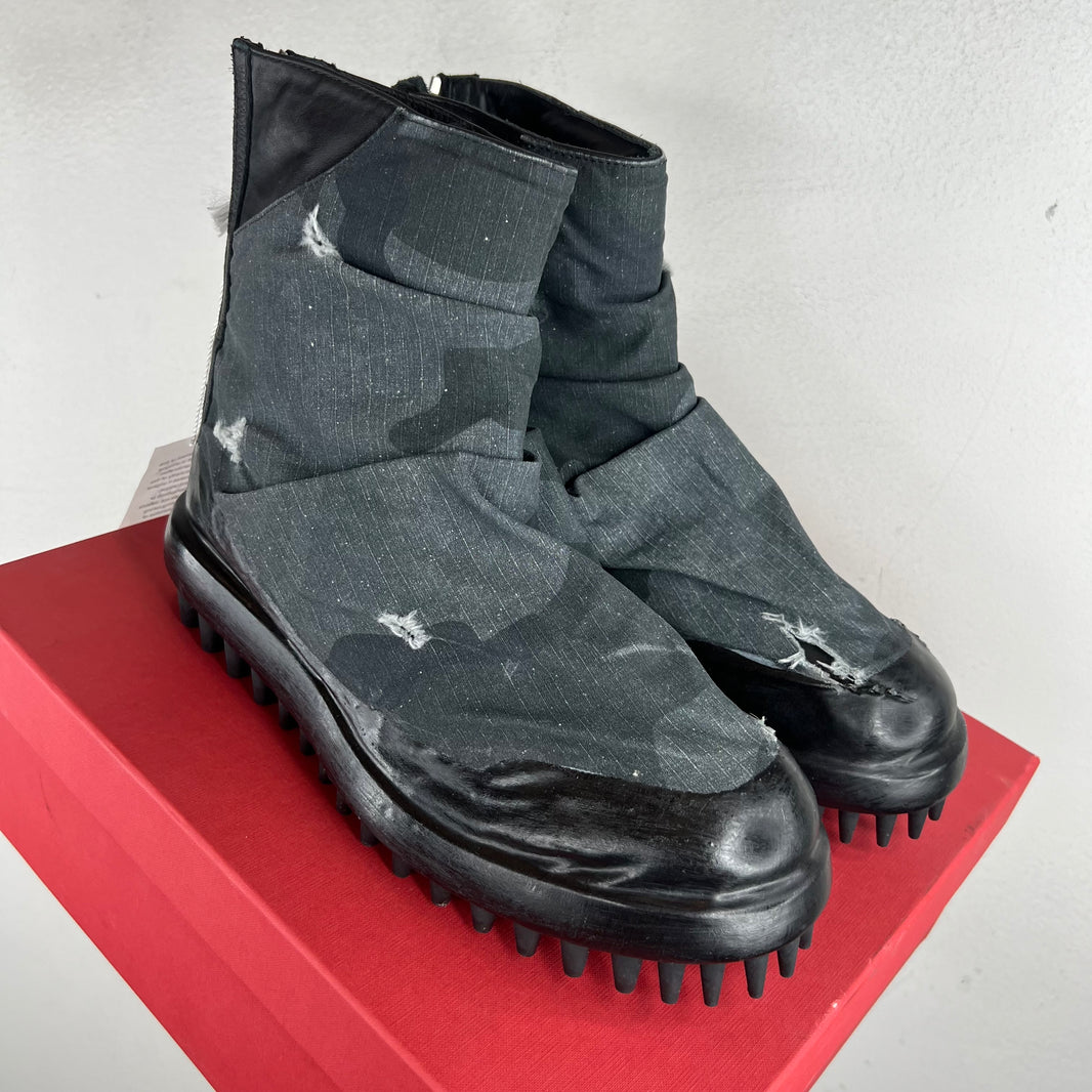 424 Black Camo Marathon Miner Boots