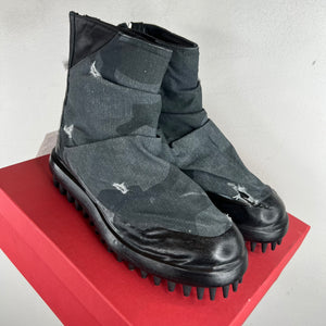 424 Black Camo Marathon Miner Boots