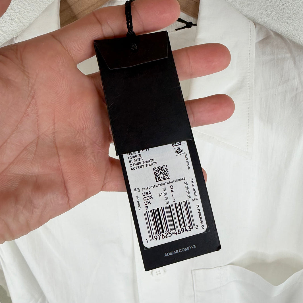 Y-3 White Button Up Shirt