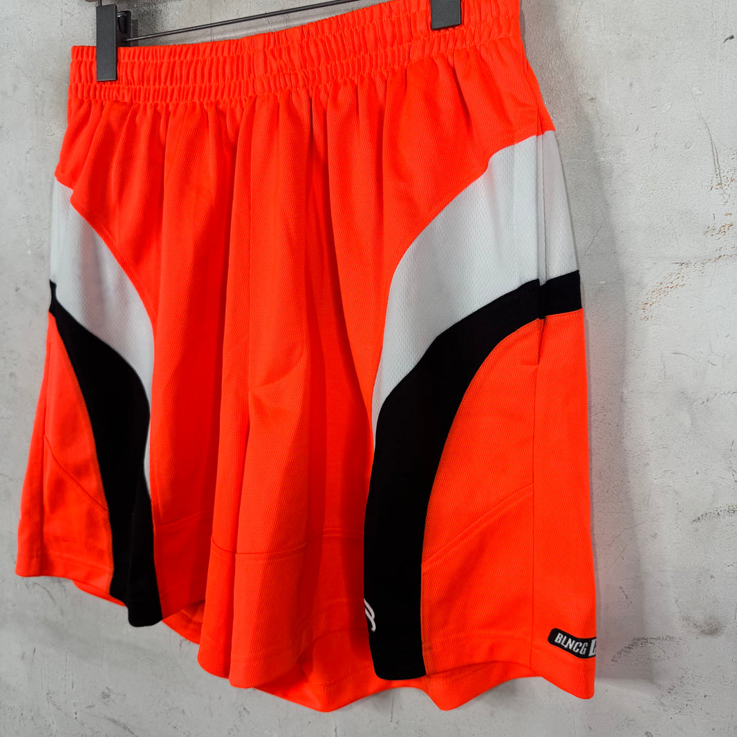 Balenciaga Orange Hockey Shorts