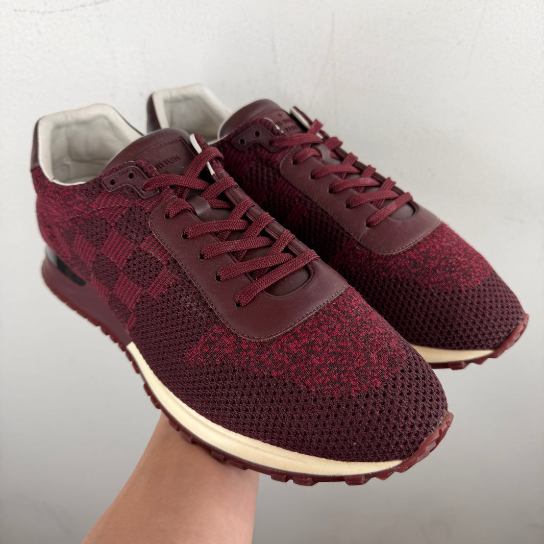 Louis Vuitton Maroon Run Away Sneakers