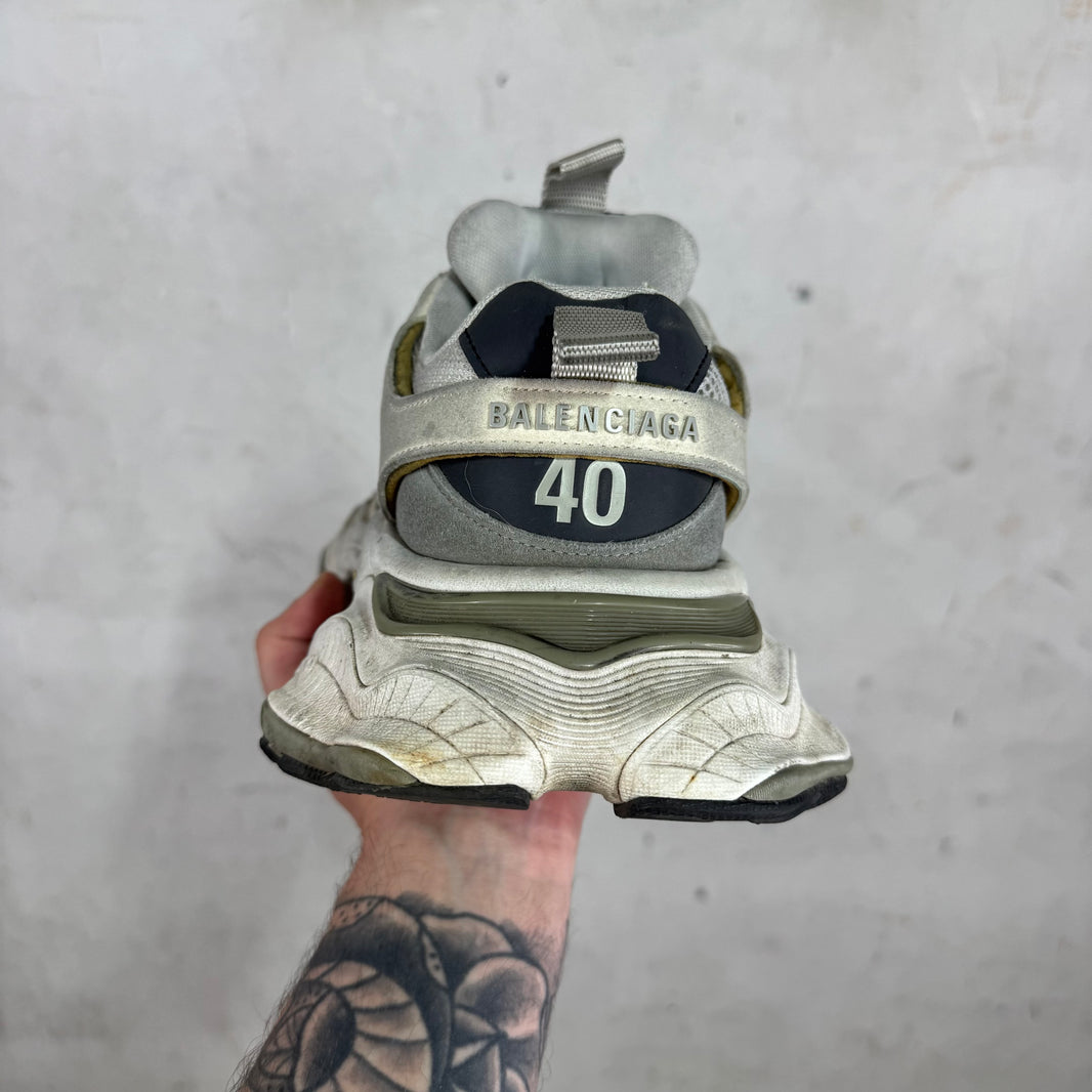 Balenciaga Grey Cargo Sneakers