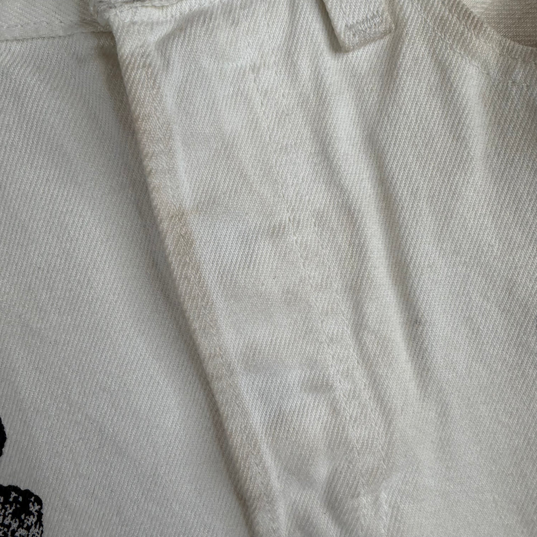 Denim Tears Levi's 501 White Wreath Jeans