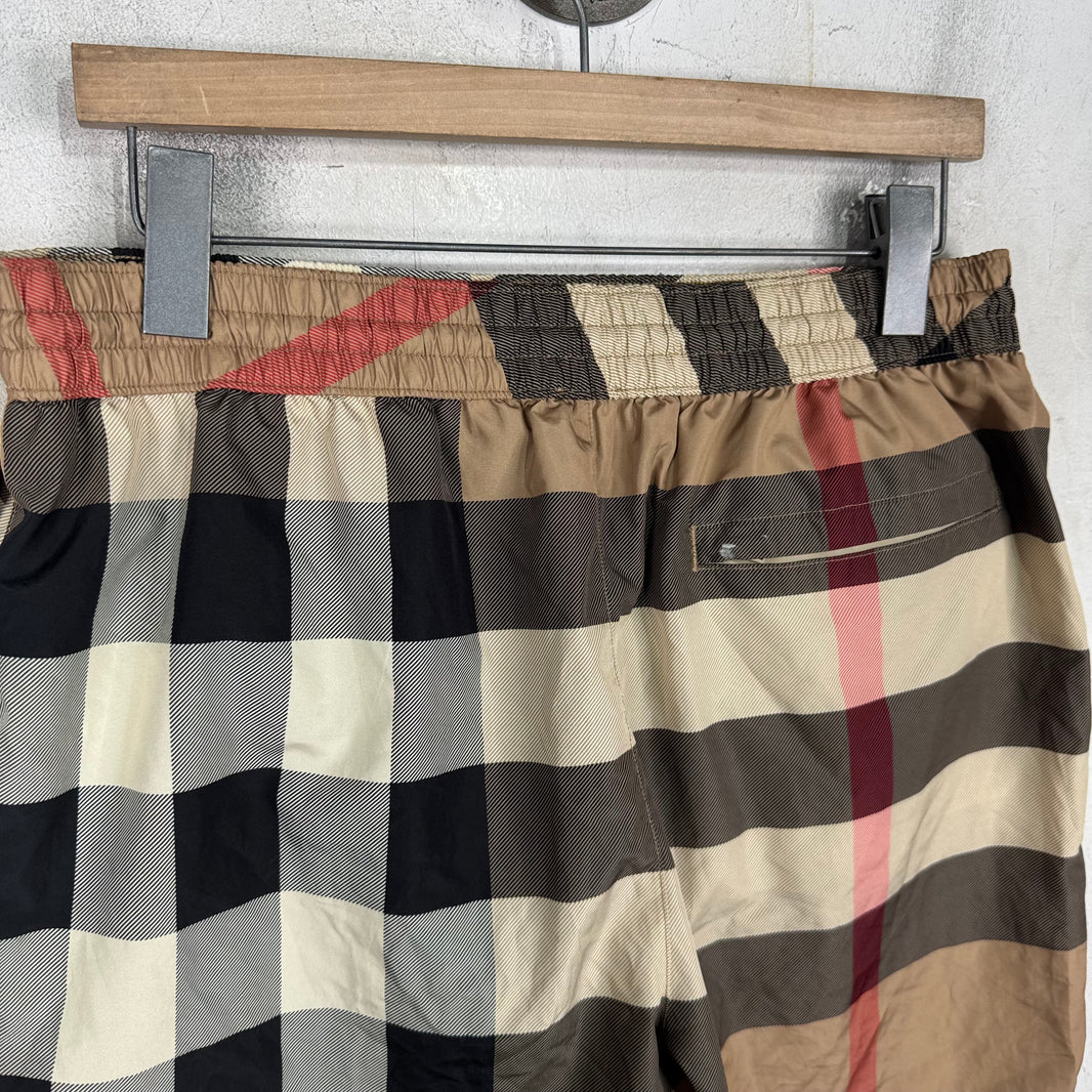Burberry Plaid Swim Trunks