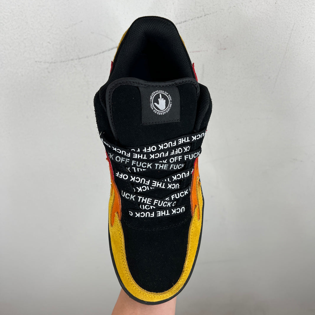 I Never Heard of You Flame Sample F*** Off Sneakers