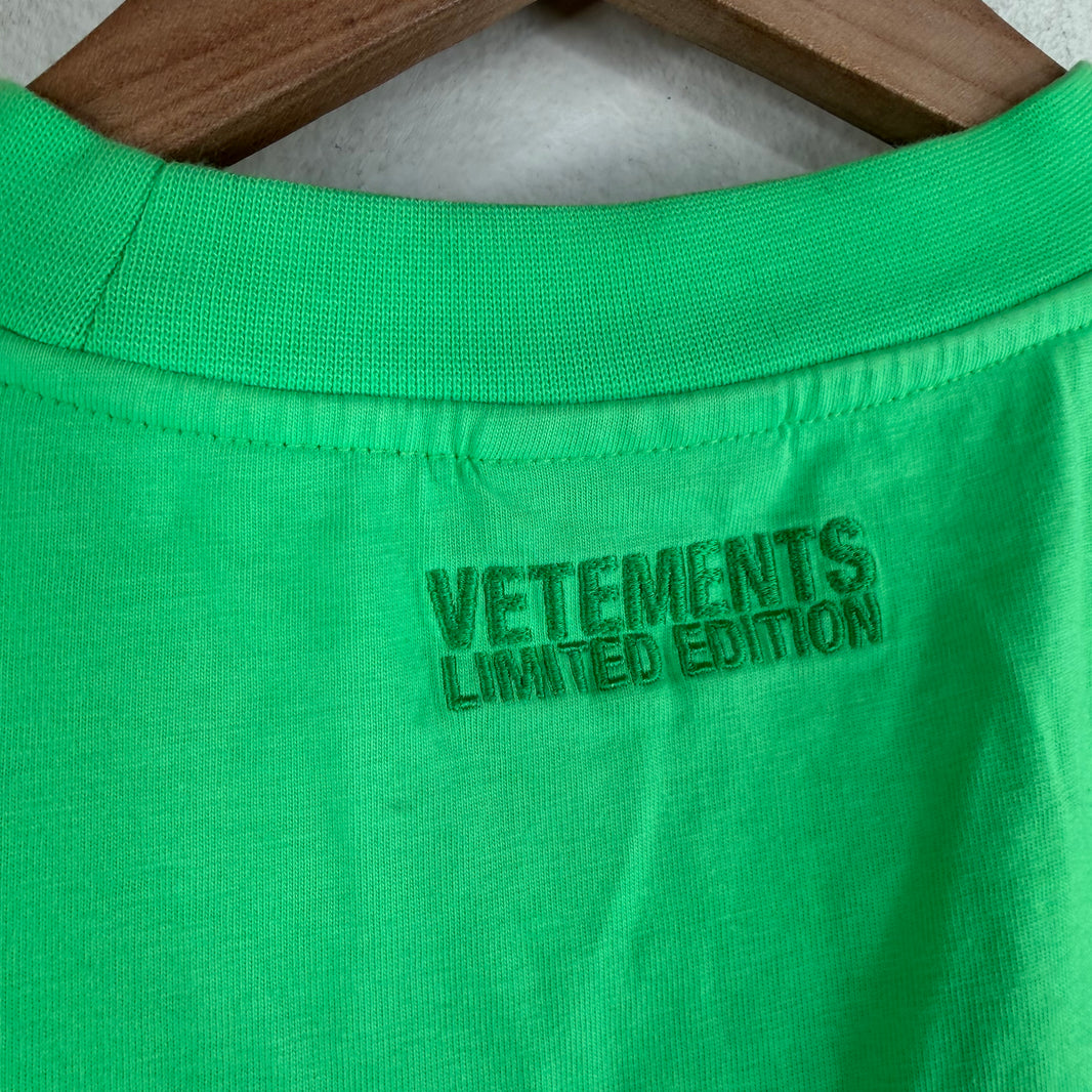 Vetements Green Oval Logo T-Shirt