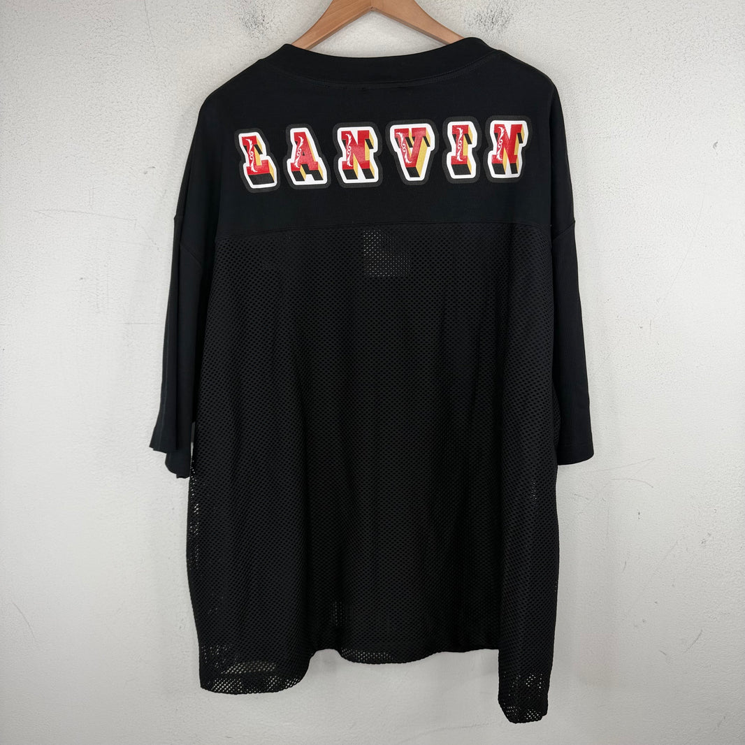 Lanvin Black Football Jersey