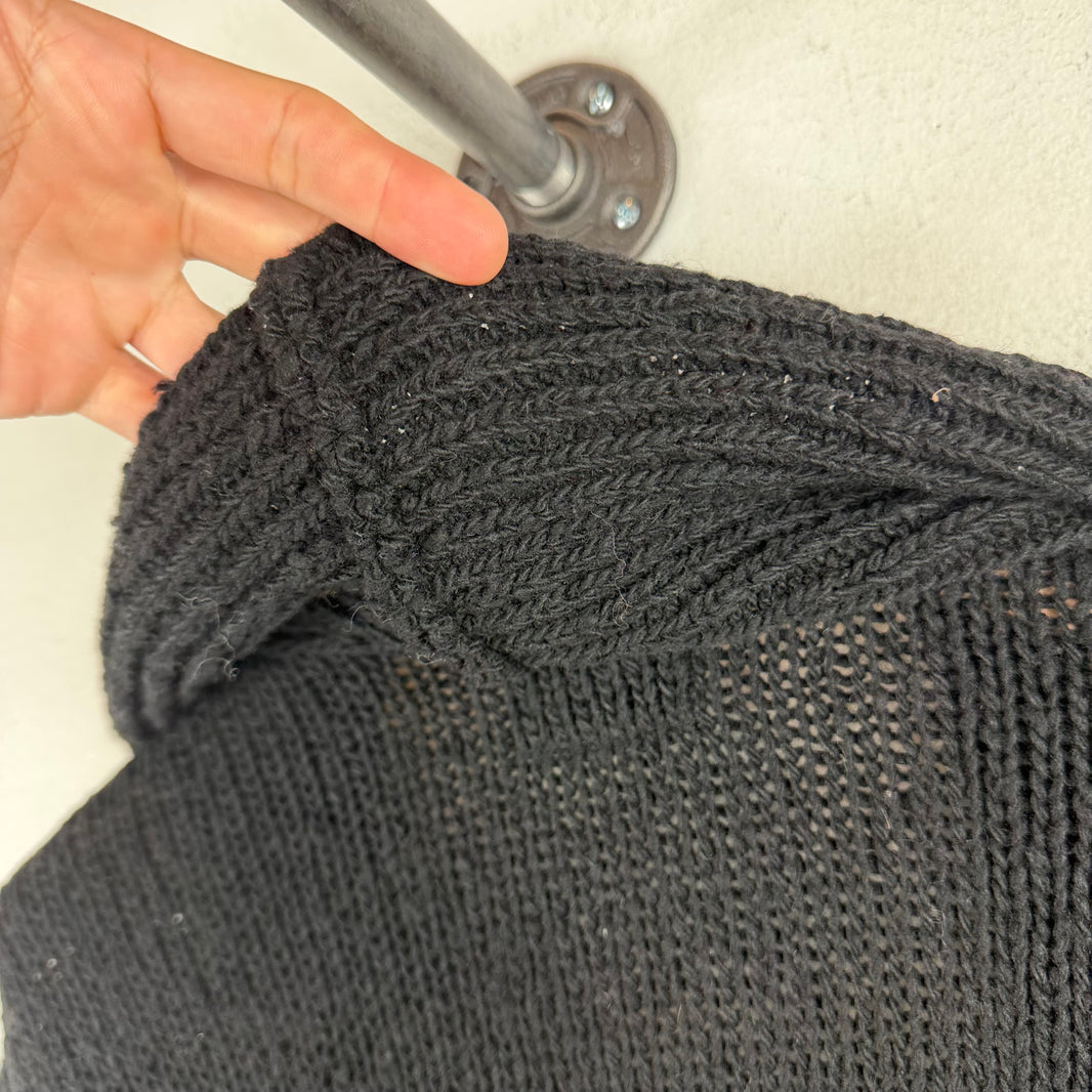 Number Nine Knit Rope Cardigan Sweater