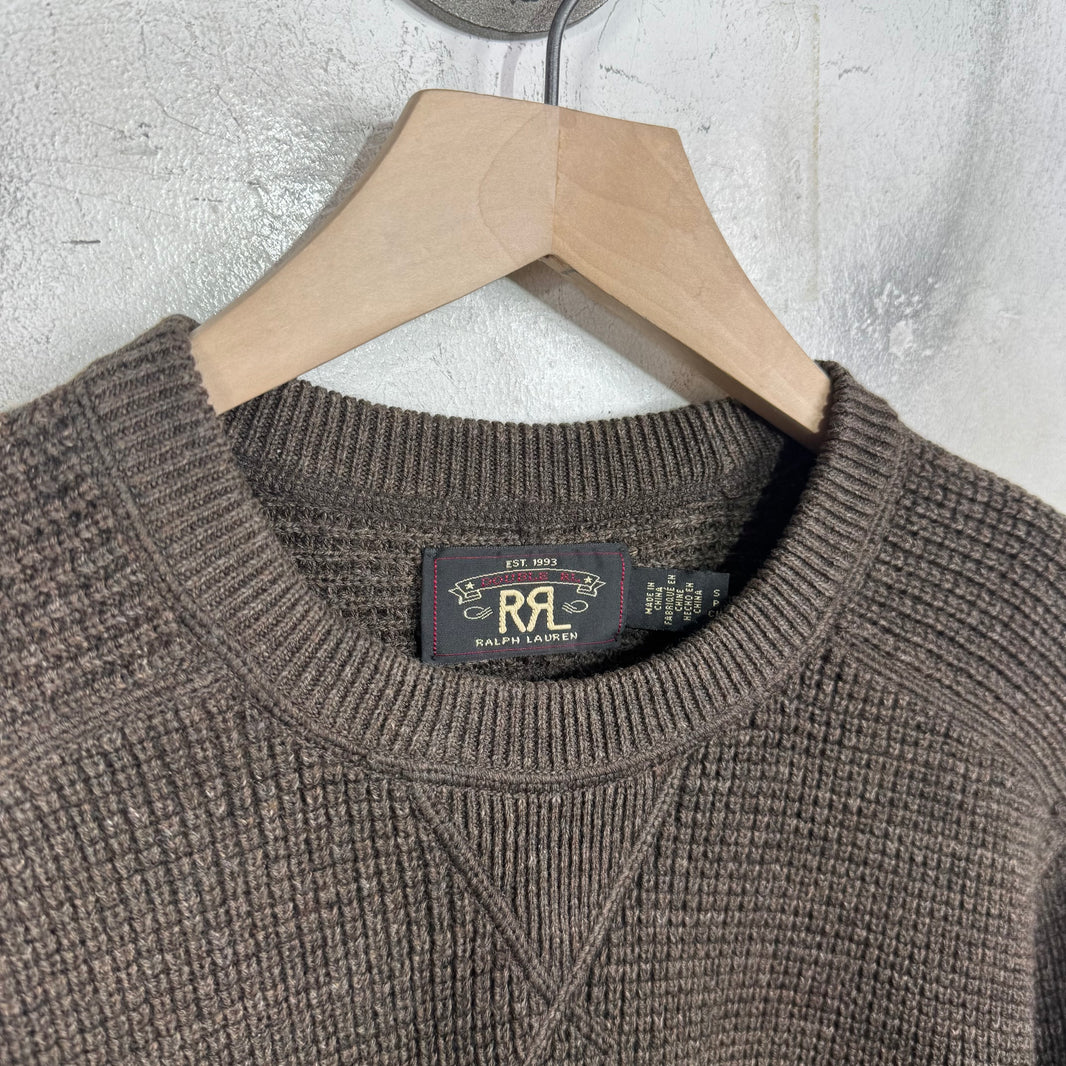RRL Brown Heavy Knit Sweater