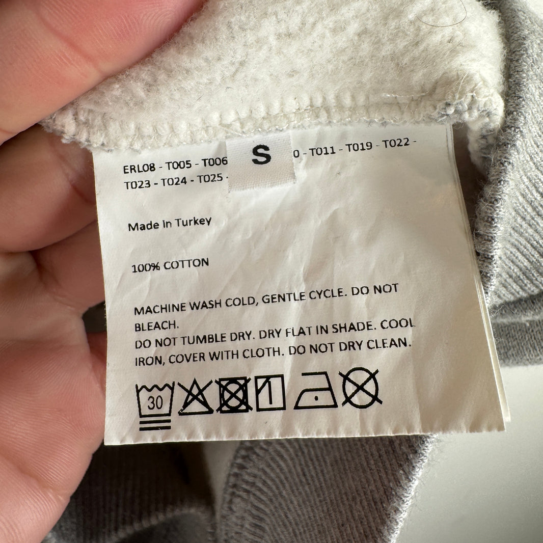 ERL Grey Swirl Zip-Up Hoodie