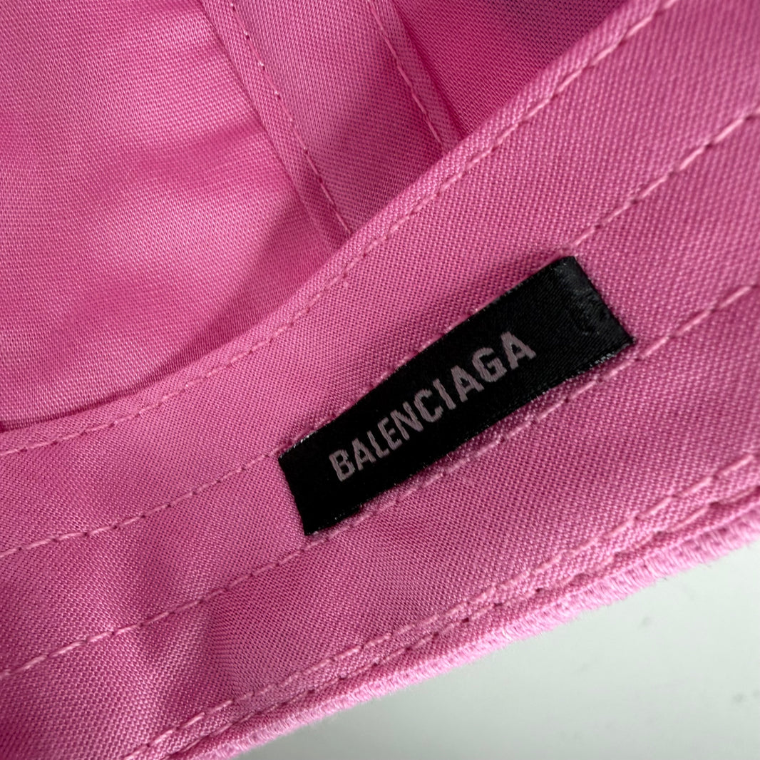 Balenciaga Pink Soccer Hat