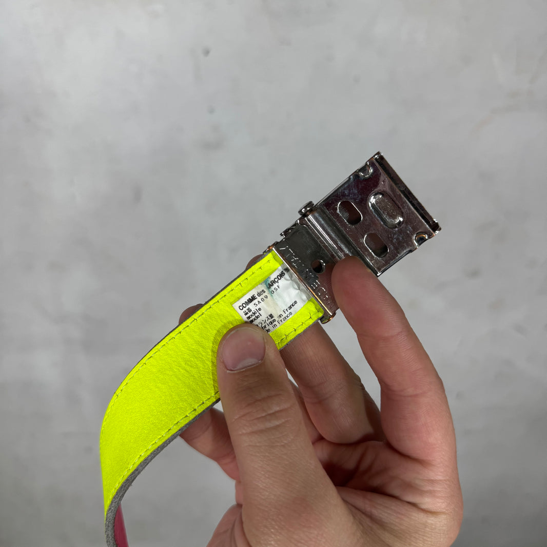 CDG Neon Two Toned Belt