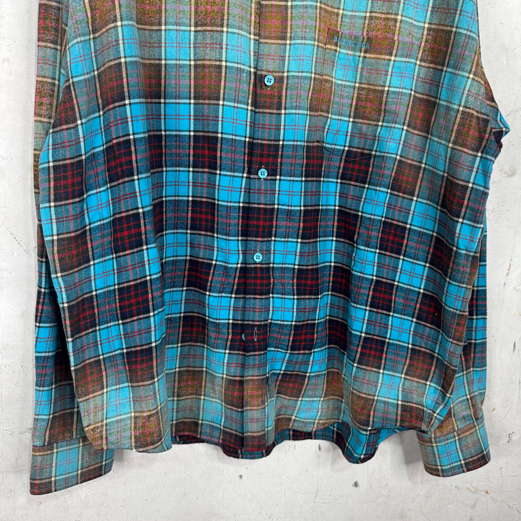 Balenciaga Sample Bleached Flannel