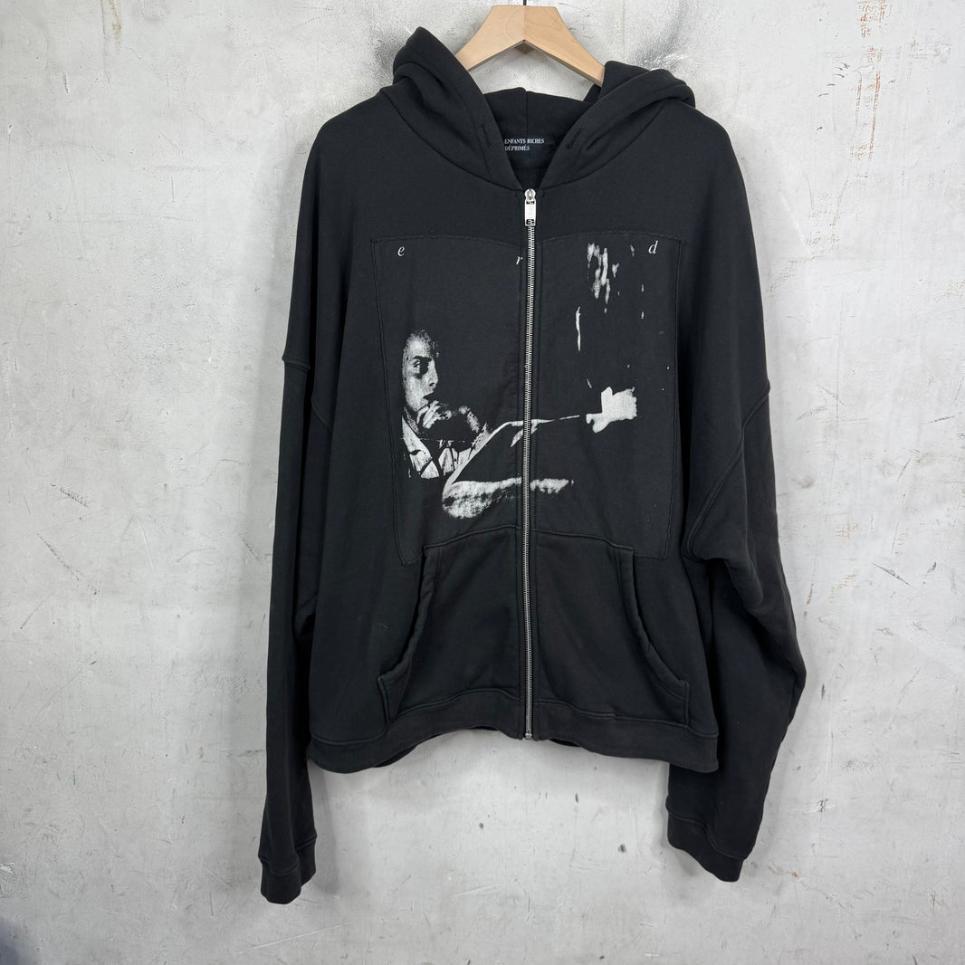 ERD Printed Assemblage Zip Hoodie