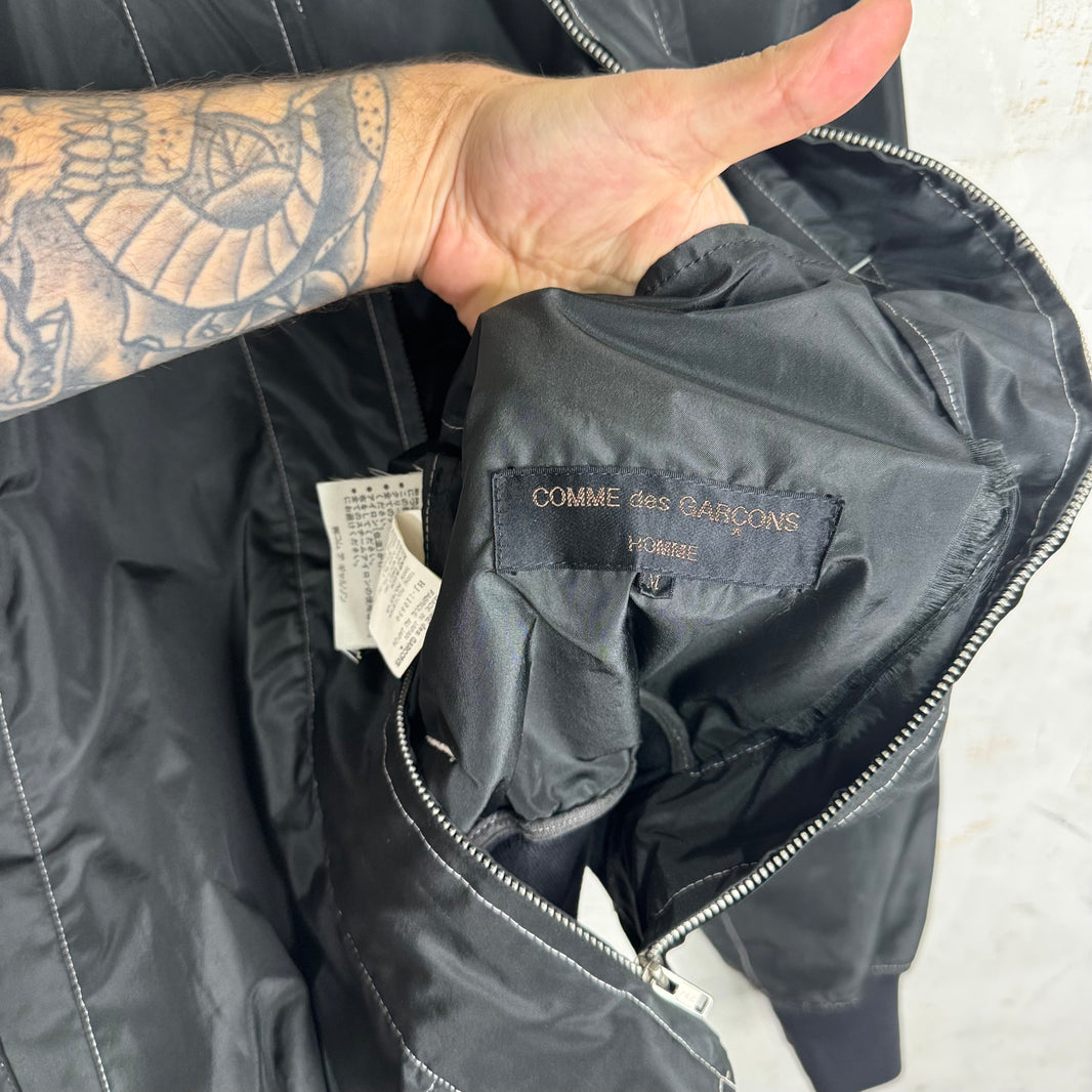 CDG Contrast Stitched Homme Print Jacket
