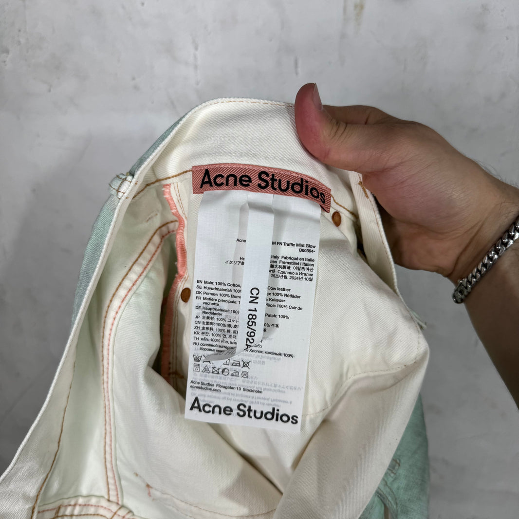 Acne Studios 1981 Mint Glow Jeans