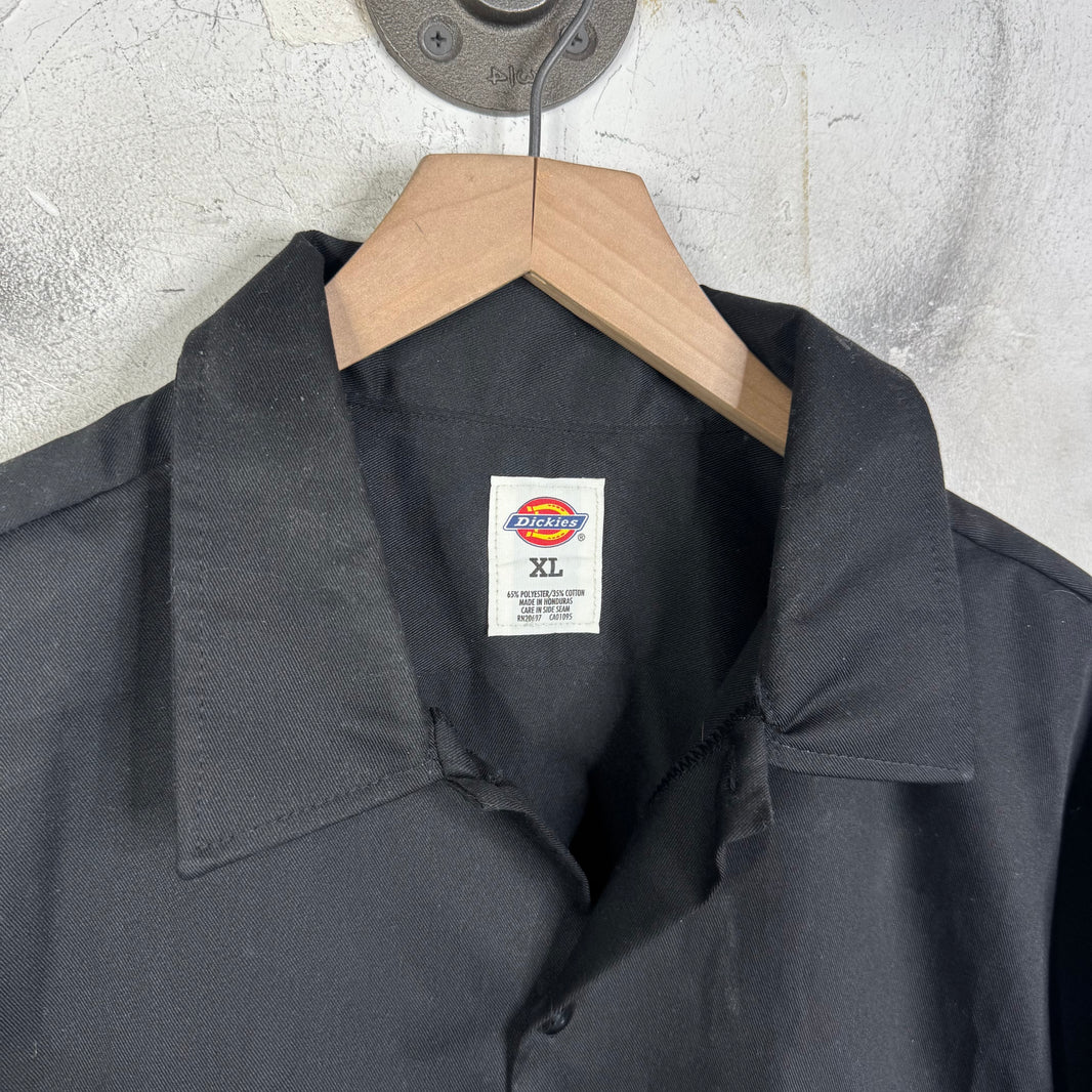 Endless Dickies Rhinestone Cross Mechanic Shirt
