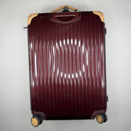 Rimowa Burgundy Check-In Suitcase