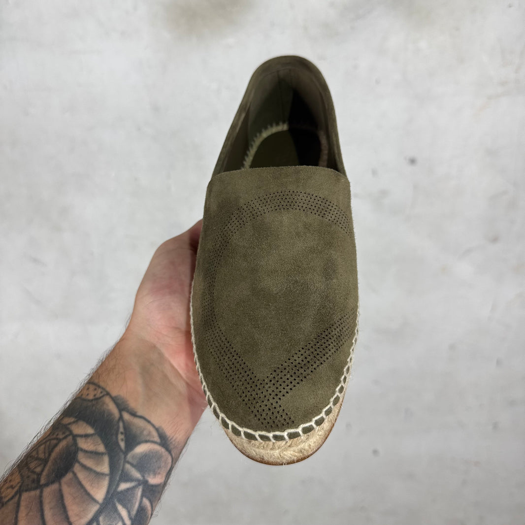 Hermes Espadrilles Hom Izar Olive