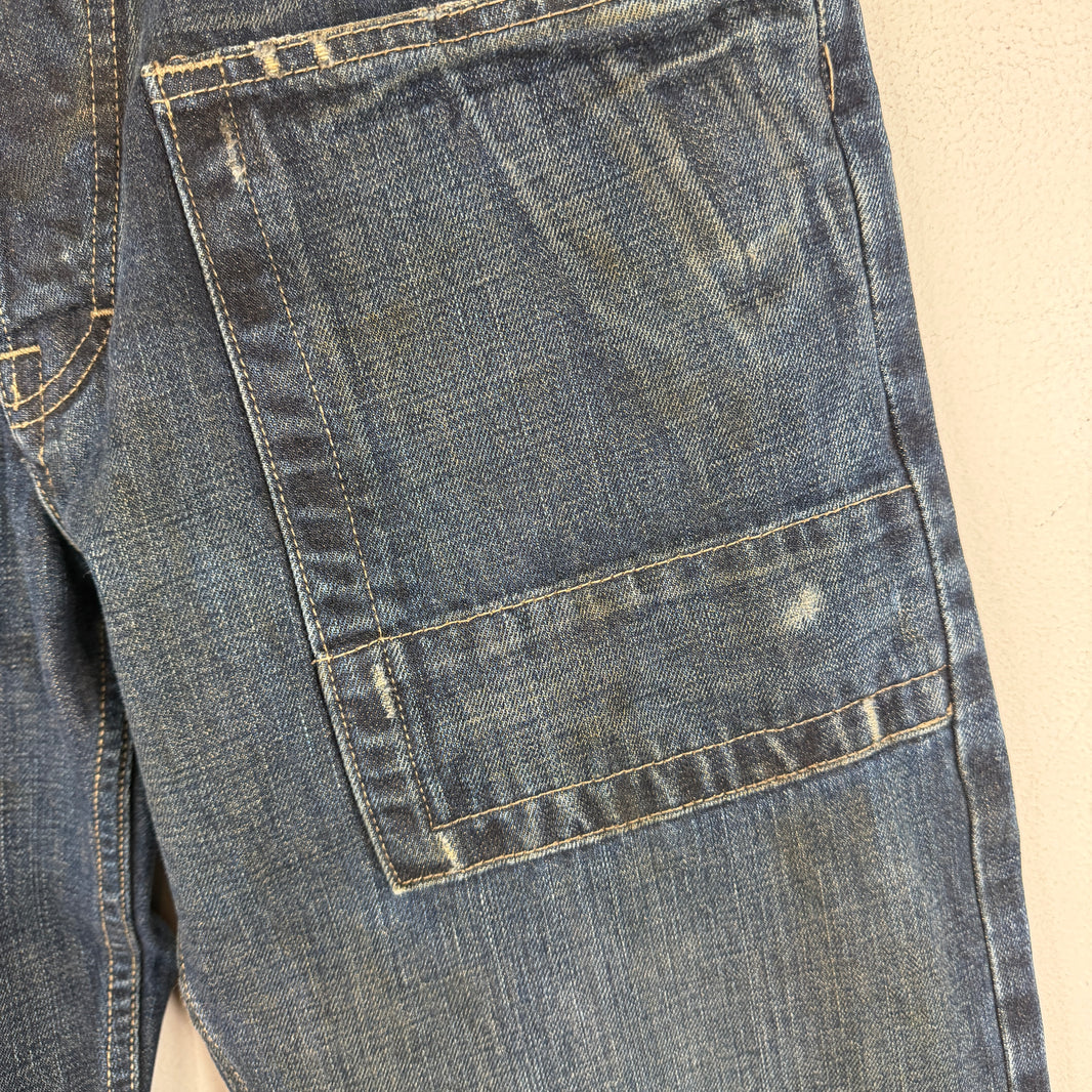 Rick Owens Selvedge Bootcut Slab Denim Jeans