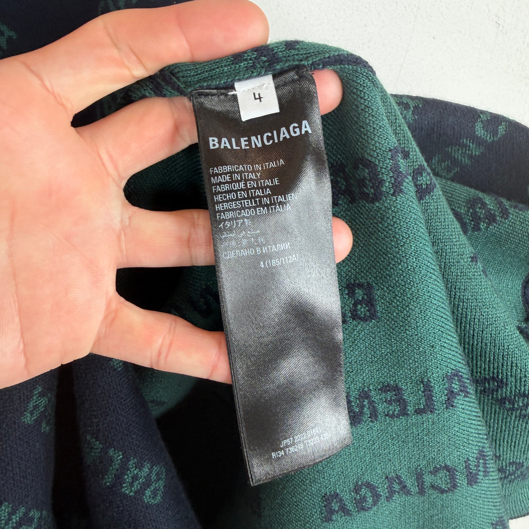 Balenciaga Repeat Logo Cardigan