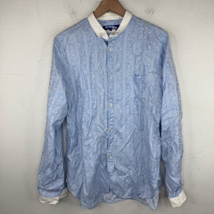 Junya Watanabe Striped Floral Button Up Shirt