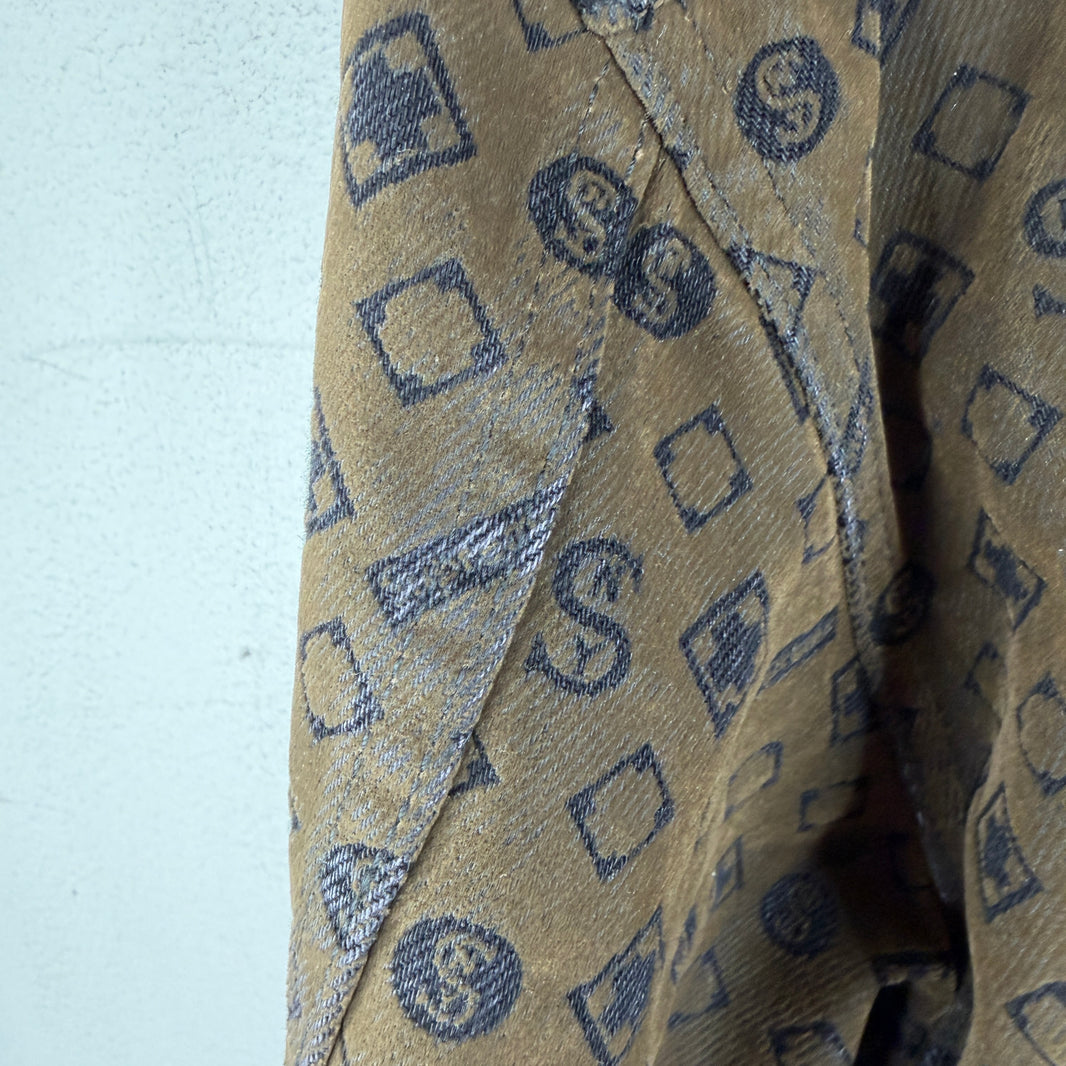 Supreme Monogram Velvet Trucker Jacket