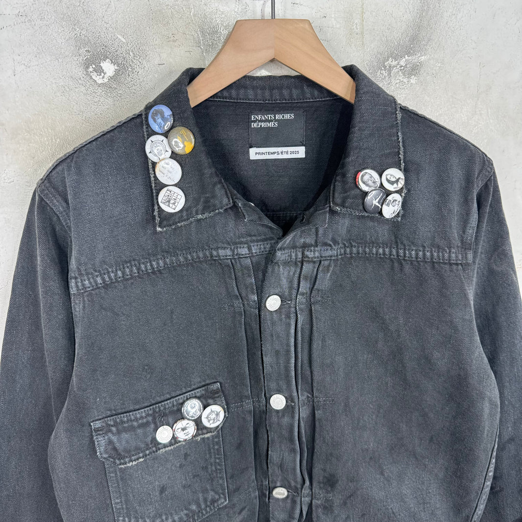 ERD Pinned Denim Trucker Jacket