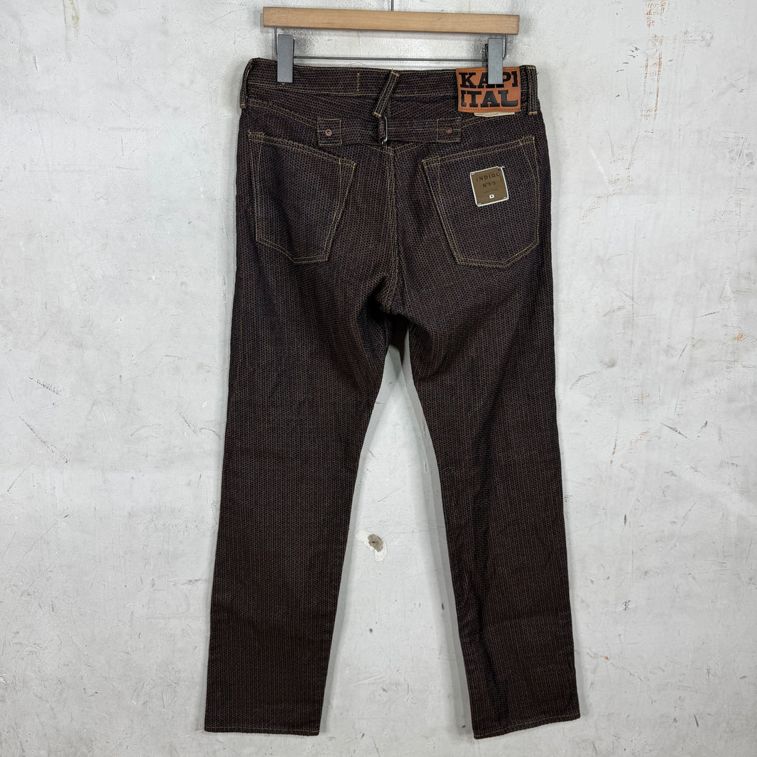 Kapital Brown Century Jeans