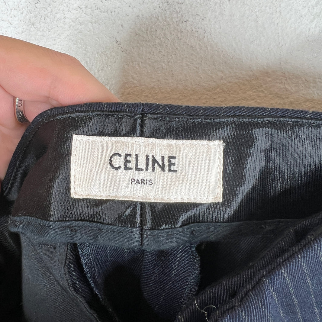 Celine Striped Navy Suit Set