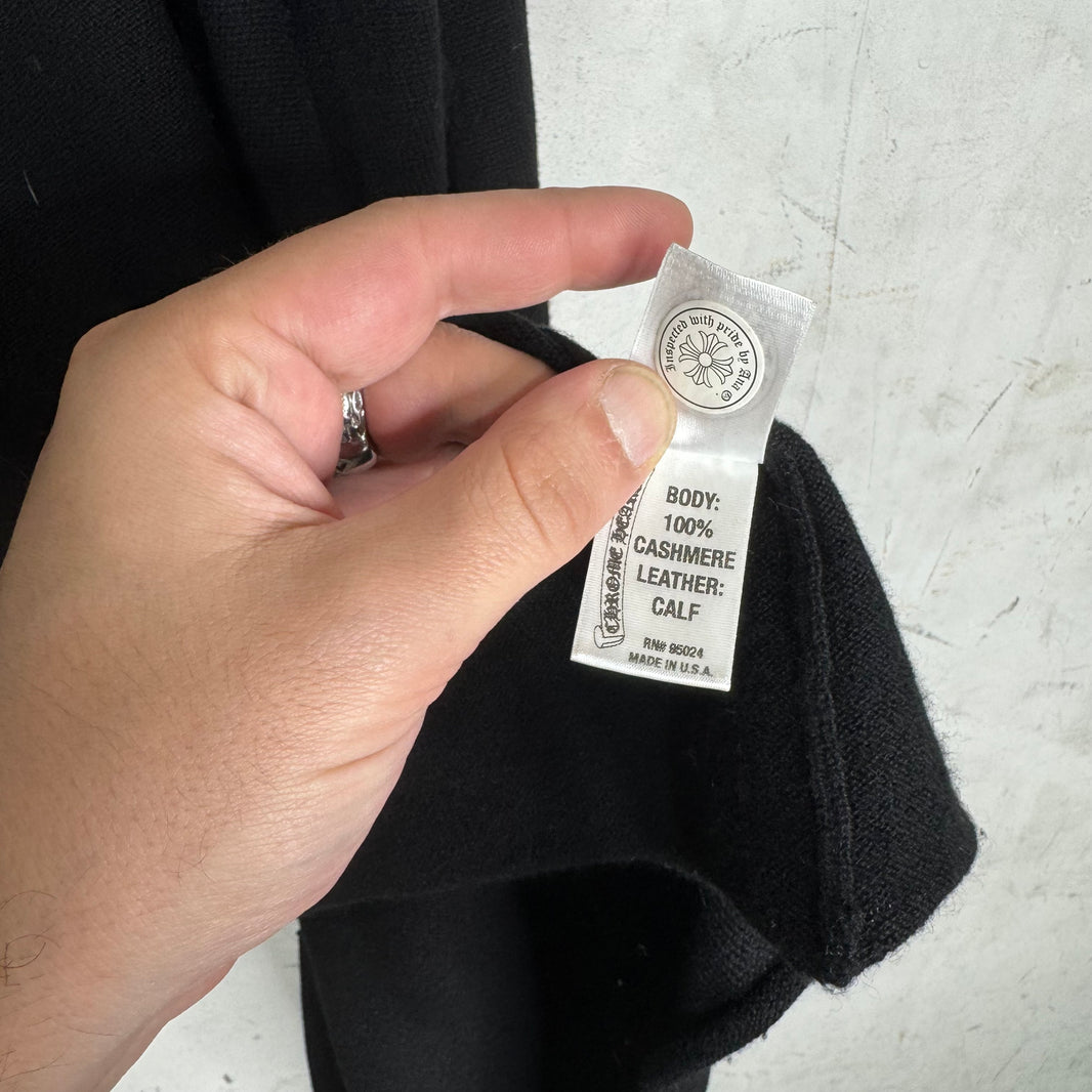 Chrome Hearts Cashmere Distressed Shawl