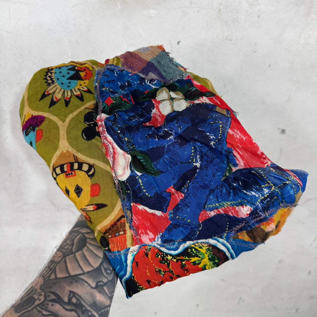 Kapital Long Patchworked Scarf