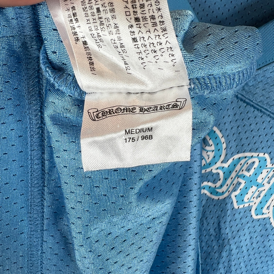Chrome Hearts Blue Sports Warm-Up Jersey