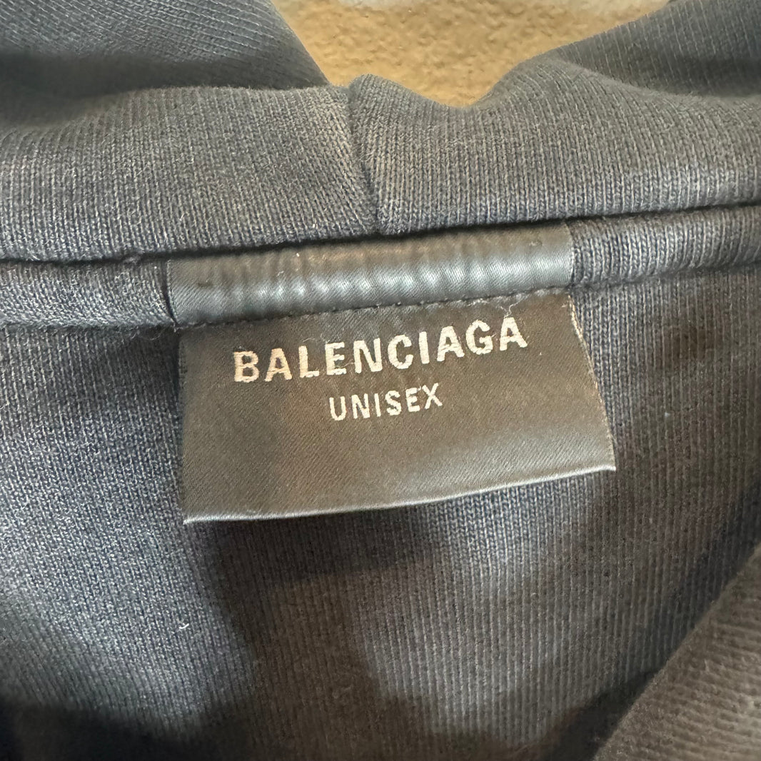 Balenciaga Inside Out Zip-Up Hoodie