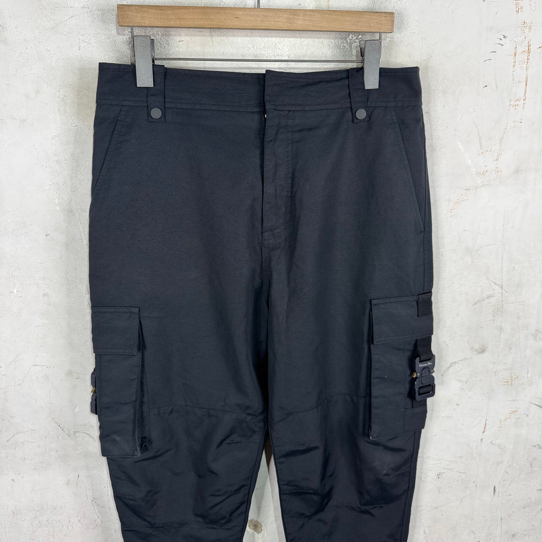 Dior Nylon Buckled Cargo Pants