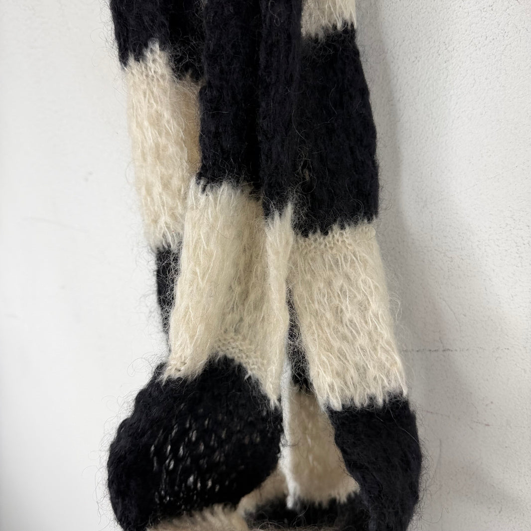 Saint Laurent Knit Striped Scarf