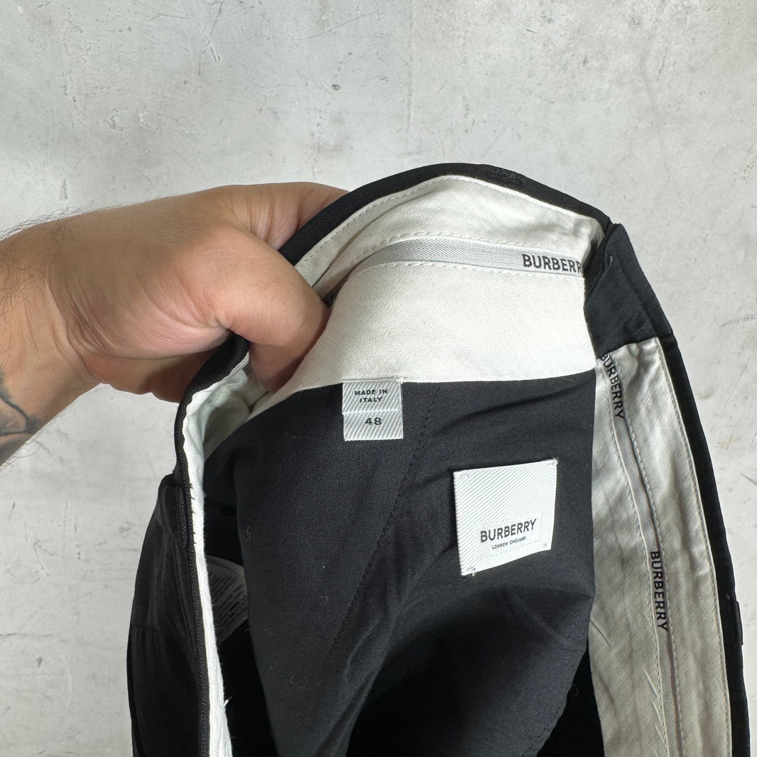 Burberry Wool Black Trousers