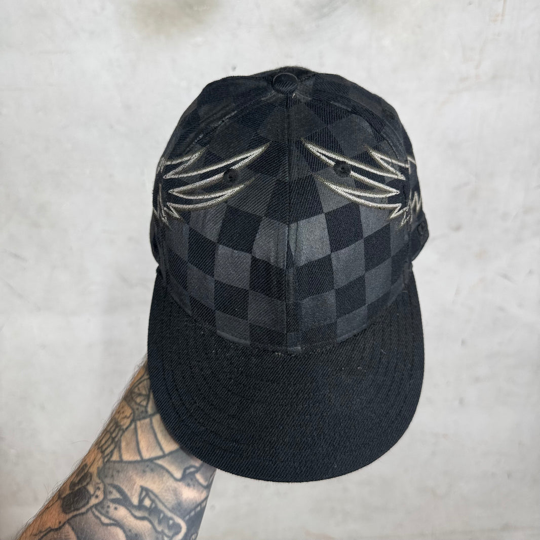Number Nine x New Era Checkerboard Wing Fitted Hat