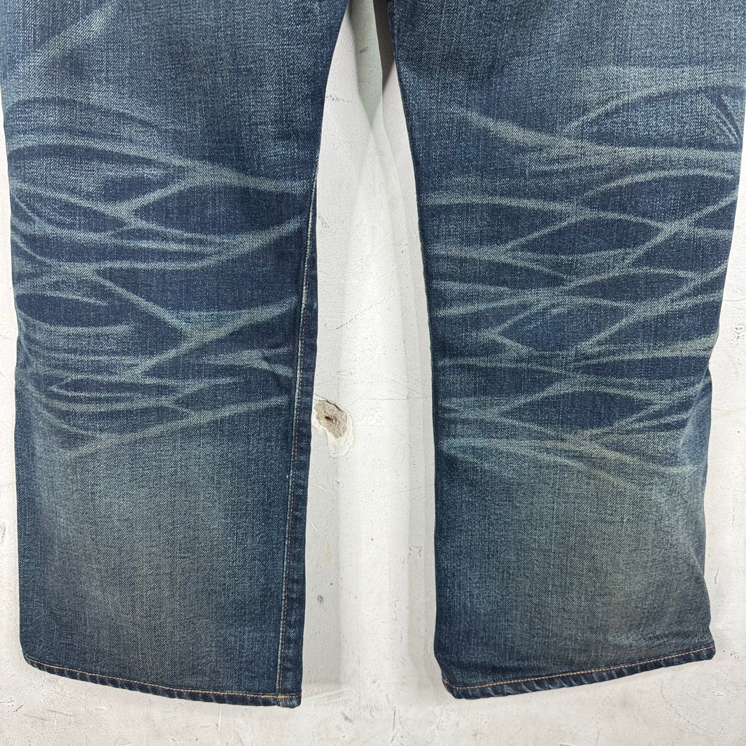 RRL Looser Fit Medium Wash Jeans