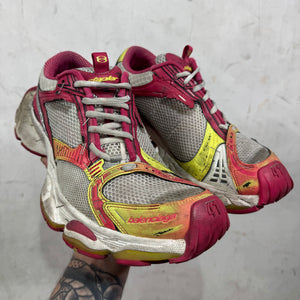 Balenciaga Magenta Stapler Sneakers