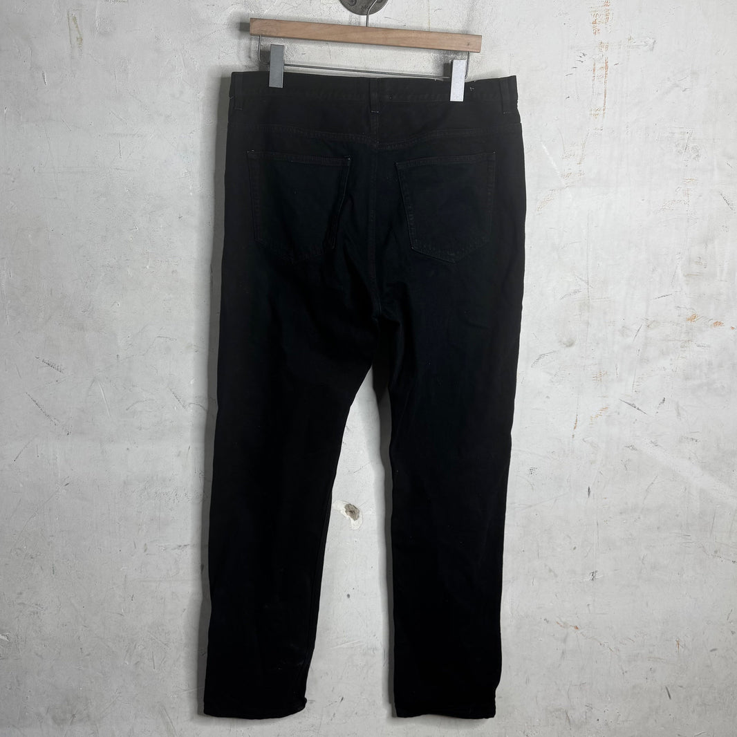 Acne Studio Black Straight Leg Denim Jeans