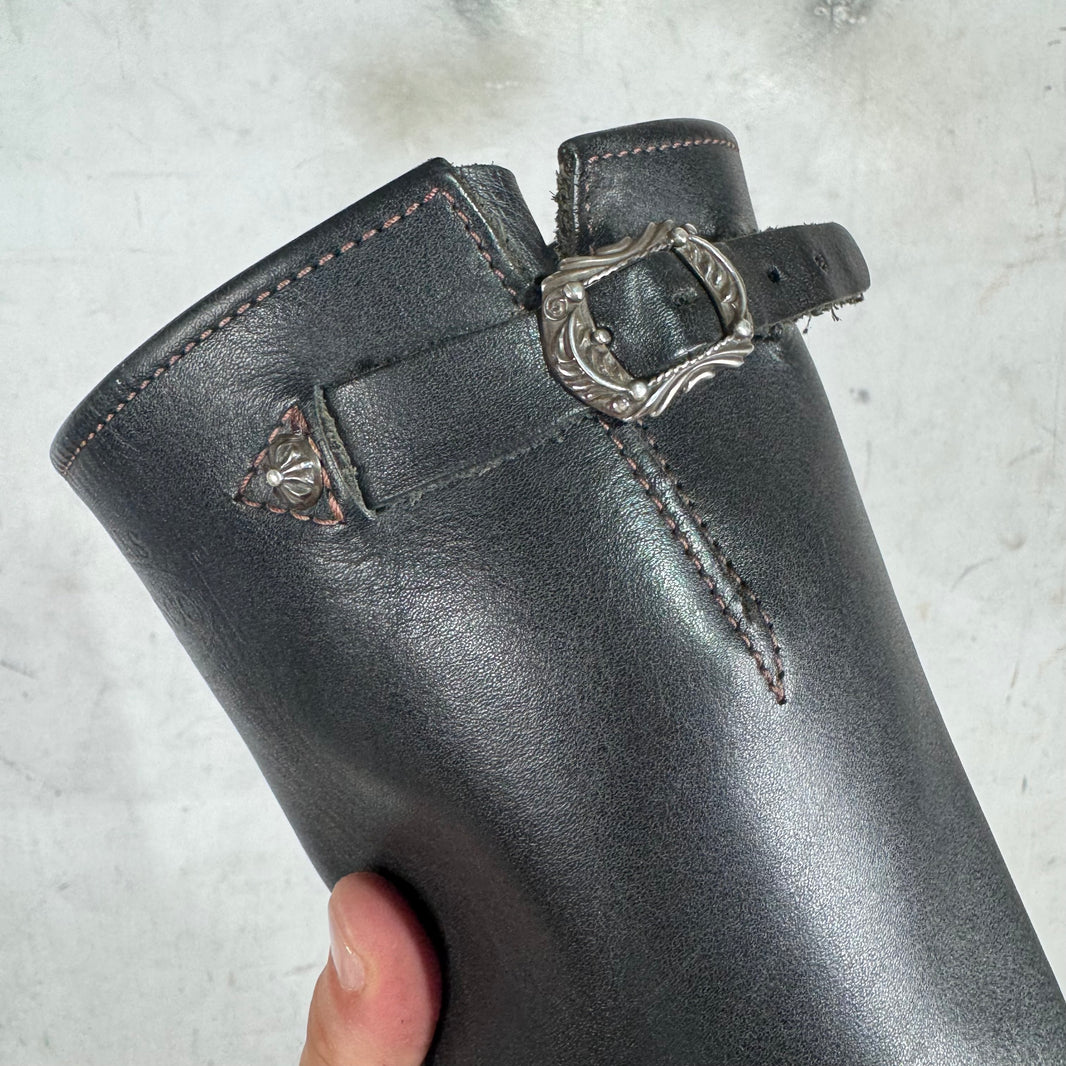 Chrome Hearts Wesco Harness Chained Engineer Boots
