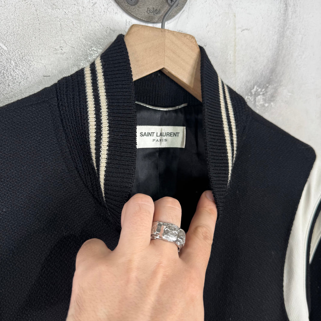 Saint Laurent Oreo Teddy Jacket