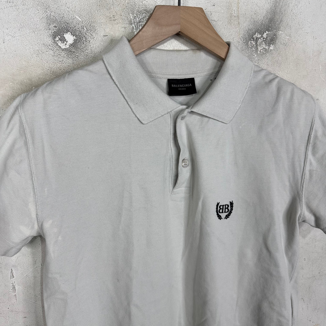 Balenciaga Small Fit Crest Polo