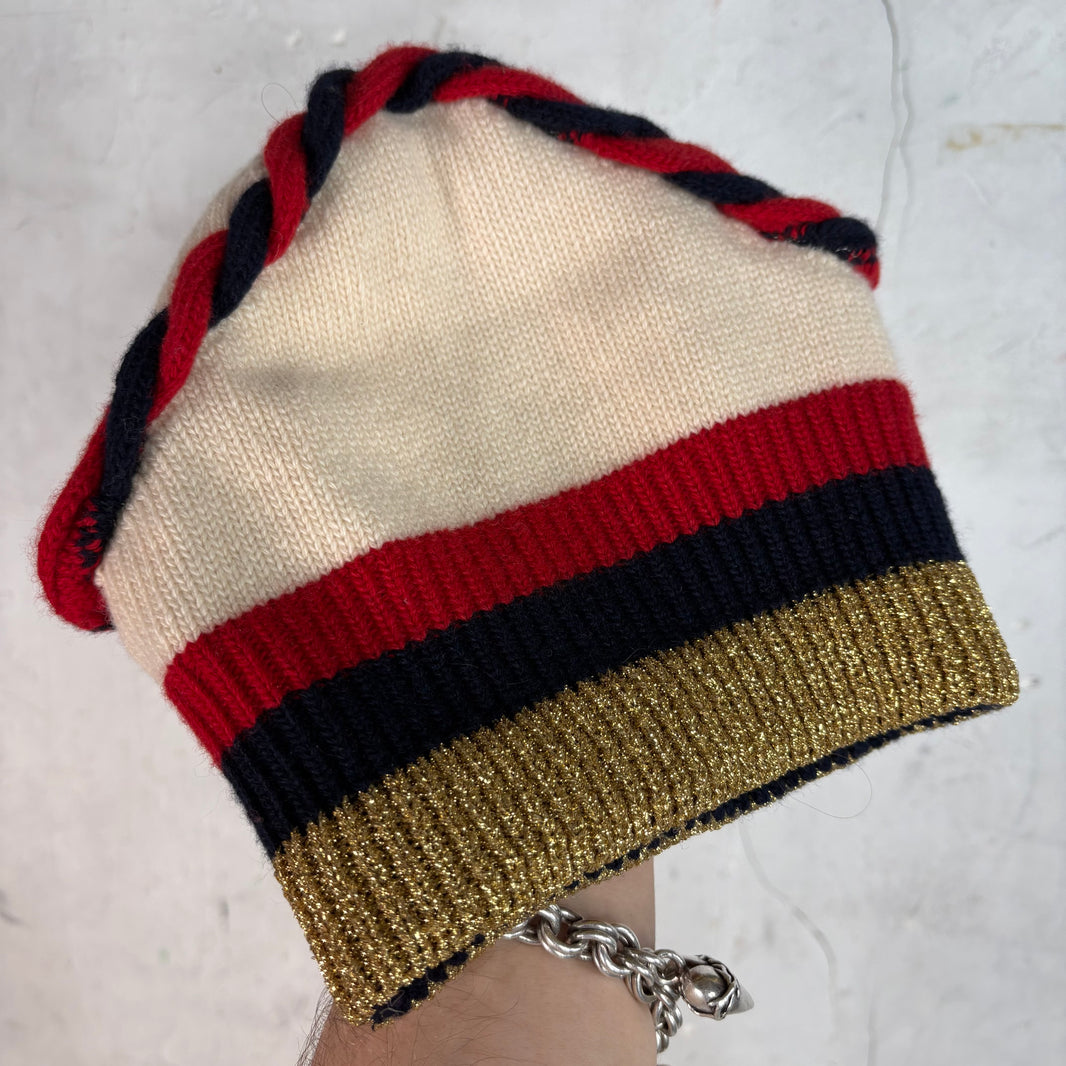 Gucci Sylvie Web Knitted Beanie