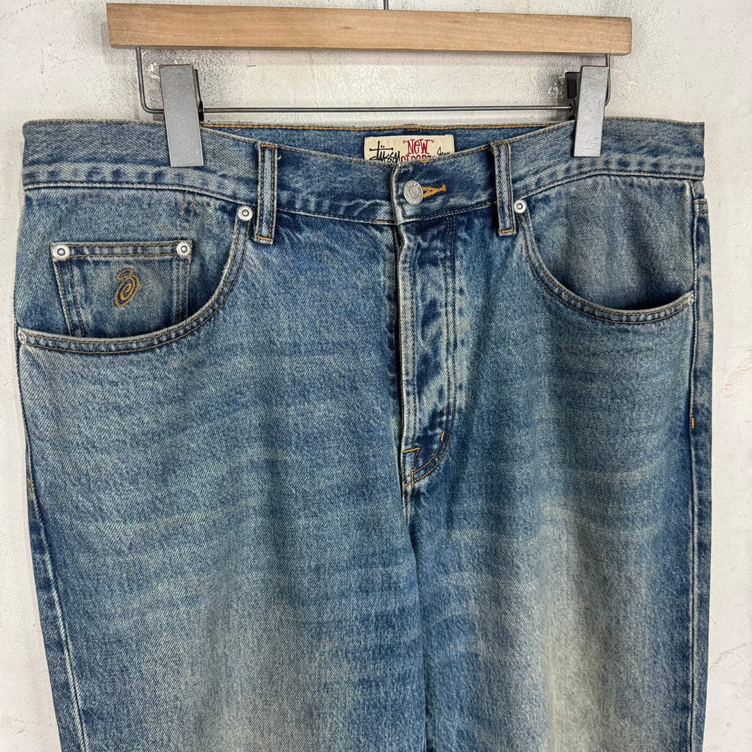 Stussy New Classic Medium Wash Jeans