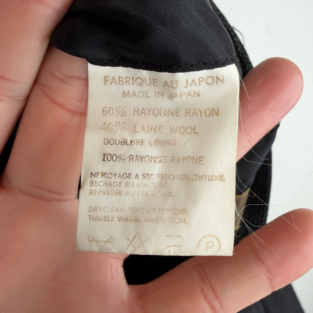 Yohji Y's For Men Wool Trench Coat