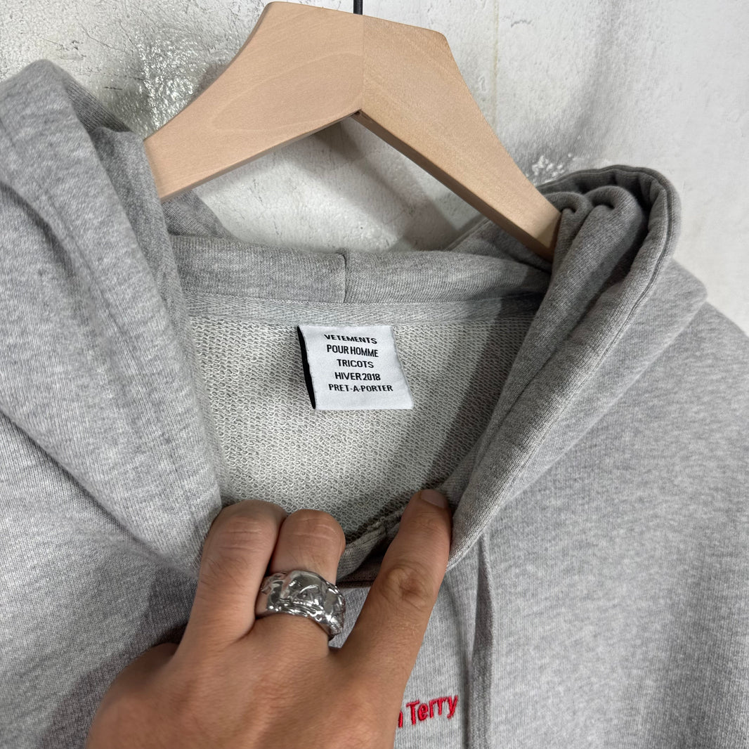 Vetements French Terry Hoodie