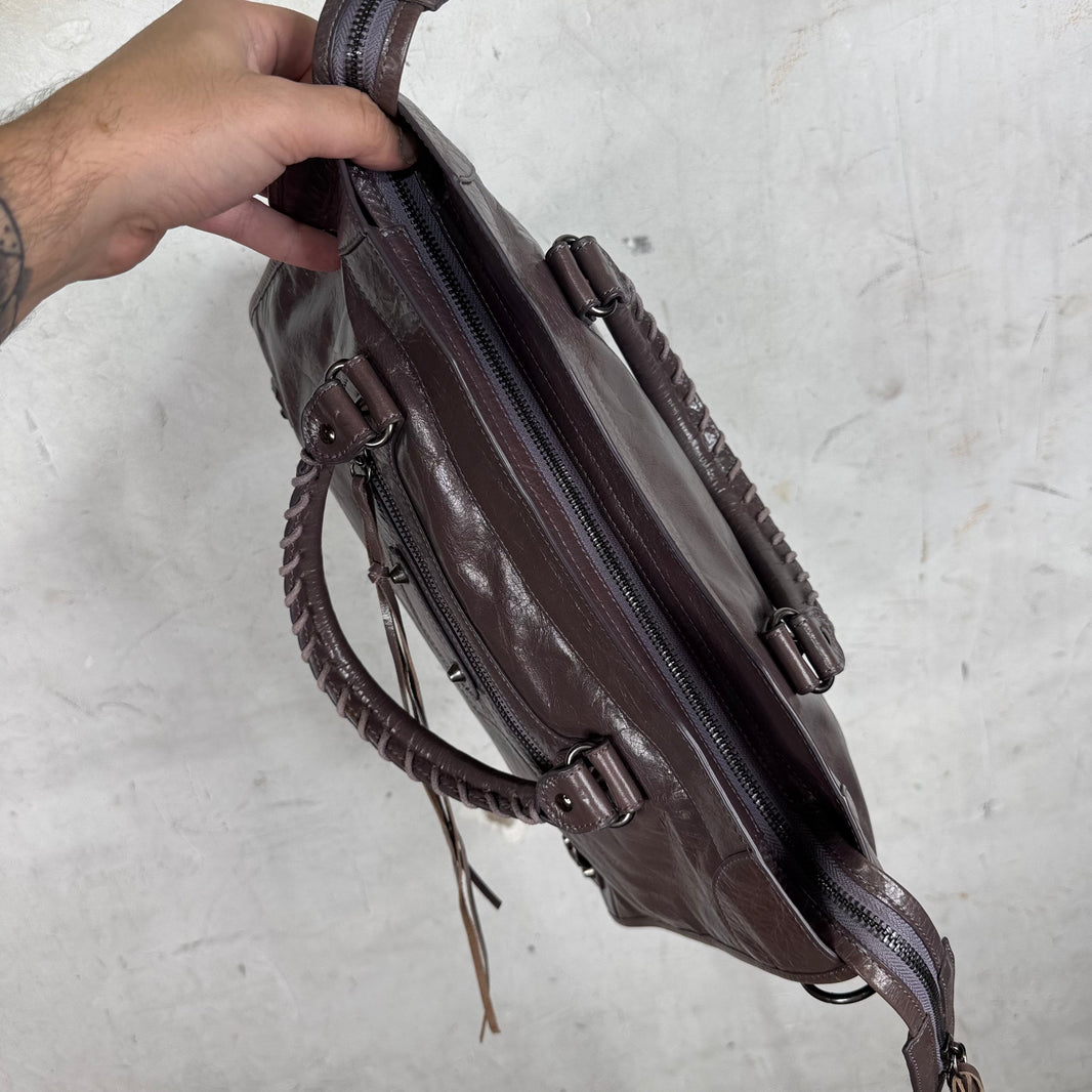 Balenciaga Purple City Bag